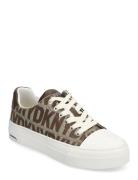 York - Lace Up Sneaker Brown DKNY