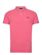 Classic Pique Polo Pink Superdry