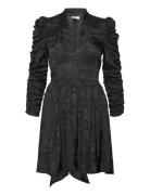 Jacquard Tieband Dress Black By Ti Mo