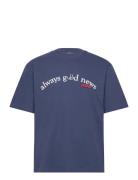 Always Good News T-Shirt Navy Pas De Mer