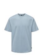 Onsfred Rlx Ss Tee Noos Blue ONLY & SONS