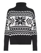 Fair Isle Wool-Blend Turtleneck Sweater Black Lauren Ralph Lauren