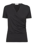 Viscose T-Shirt Black Rosemunde