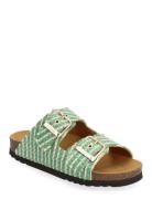 Sl Noelle Raffia Green Scholl