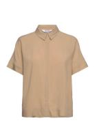 Srfreedom Ss Shirt Beige Soft Rebels