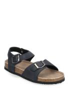 Sandals Velcro Straps Black Color Kids