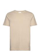 Mouliné O-Neck Tee S/S Beige Lindbergh