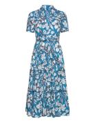 Dvf Queena Dress Blue Diane Von Furstenberg