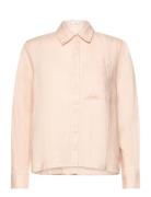 Linen 100% Shirt Pink Mango