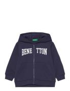 Jacket W/Hood L/S Blue United Colors Of Benetton