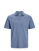 Jjesummer Linen Polo Ss Ln Blue Jack & J S