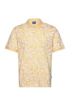 Jorlafayette Aop Ss Polo Yellow Jack & J S