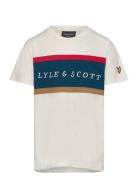 Volley Stripe T-Shirt Patterned Lyle & Scott