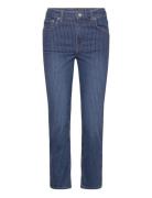 Straight Cropped Striped Jeans Blue GANT