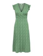 Onlmay S/L Wrap Midi Dress Box Jrs Green ONLY