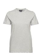 Stephanie Organic Cotton Tee Grey Lexington Clothing