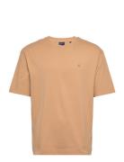 D1. Icon G Essential Ss T-Shirt Beige GANT
