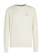 Micro Logo Repreve Sweatshirt Cream Calvin Klein