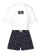 S/S Short Set White Calvin Klein