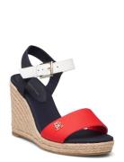 Stripes Wedge Sandal Patterned Tommy Hilfiger