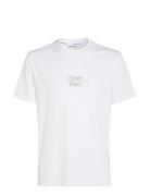 Optic Line Logo T-Shirt White Calvin Klein