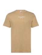 Tjm Slim Tj 85 Entry Tee Ext Beige Tommy Jeans