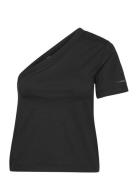 Smooth Cotton Shoulder Top Black Calvin Klein