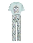 Pajama Boxy T Shirt Cute Swe Blue Lindex