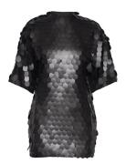 Sequins Mini Dress Black ROTATE Birger Christensen