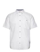 Cotton Linen Shirt White Tom Tailor