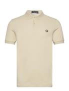 Plain Fred Perry Shirt Beige Fred Perry