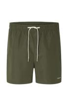 Slhdane Swimshorts W Green Selected Homme