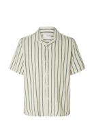 Slhrelaxed-Sal Ss Shirt Resort W Cream Selected Homme