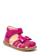 Sandals - Flat - Closed Toe - Pink ANGULUS