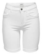 Onlrain Life Mid Long Dnm Shorts Noos White ONLY