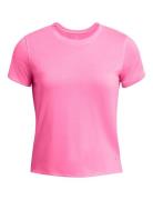 Ua Launch Shortsleeve Pink Under Armour