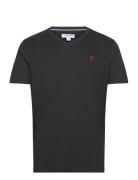 Uspa T-Shirt V-Neck Cem Men Black U.S. Polo Assn.