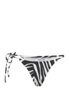 Leopard Bikini Bottom Black Mango