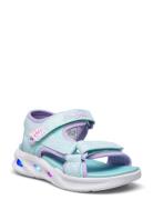 Girls Sola Glow Sandal Blue Skechers