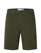 Slhslim-Miles Flex Shorts Noos Green Selected Homme