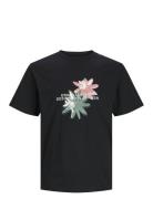 Jortampa Aop Branding Tee Ss Crew Jnr Black Jack & J S