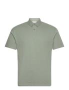 Jprcc Soft Linen Blend Ss Polo Green Jack & J S