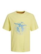 Jocsc Gradient Logo Tee Ss Os Jnr Yellow Jack & J S