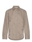 Calli Classic Shirt Brown Second Female