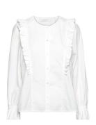 Belinda Blouse Paper Touch White Naja Lauf