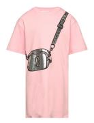 Short Sleeved Dress Pink Little Marc Jacobs