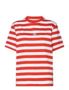 W. Hanger Striped Tee Red HOLZWEILER