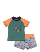 Baby T-Shirt Set S/S Patterned Color Kids