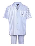 Striped Cotton Pajama Set Blue Polo Ralph Lauren Underwear