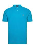 The Iconic Mesh Polo Shirt Blue Polo Ralph Lauren